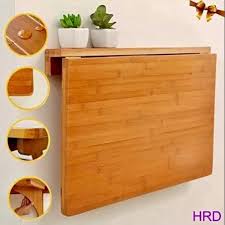 Brown Plywood Wall Mounted Folding Table