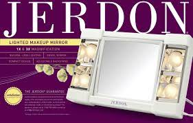 jerdon two sided makeup mirror with