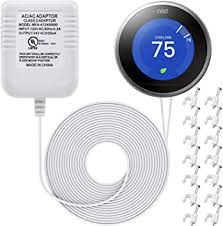 Feel free to jump to the section that covers your specific topic. C Wire Adapter For Thermostats 24 Volt Transformer Compatible With Nest Honeywell Ecobee Emerson Sensi Smart Wifi Thermostat White Amazon Com