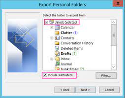 export emails contacts and calendar