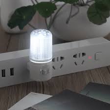 Buy 2 Pcs Led Dim Night Light Wall Plug