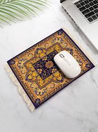carpet style retro mouse pad coaster