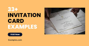 invitation card 33 exles format pdf