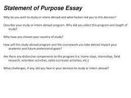 the gilman scholarship and study abroad ppt statement of purpose essay