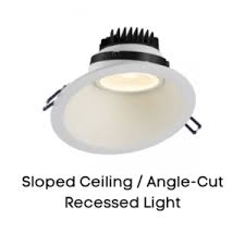 sloped ceiling recessed lighting