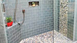 installing pebble shower floors