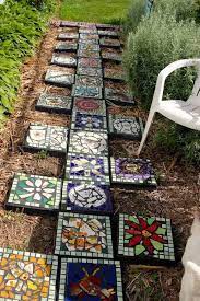 mosaic garden art mosaic garden