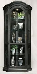 This beautiful curio cabinet from pulaski combines traditional elegance and styling with modern functionality. Black Corner Cabinet Ideas On Foter