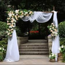 wedding arch champagne roses flower