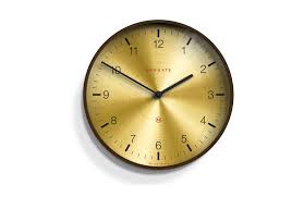 mr clarke wall clock brass large heal
