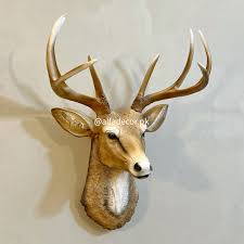 Deer Head Wall Hanging Sculpture