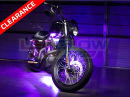Ledglow Advanced Purple Smd Led Motorcycle Light Kit