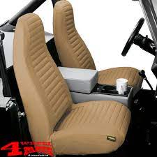 Seat Covers Pair Vinyl Fabric Front