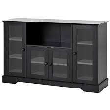 Aoibox Black Open Style Cabinet With 4