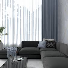 color curtains go with black furniture