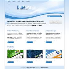 Blue Wave Free Templates