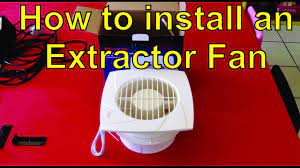 install an extractor fan in a ceiling