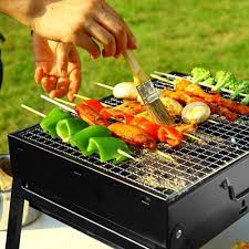 large folding bbq grill portable