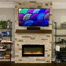 Angie S Corner Fireplace Design With