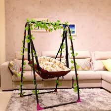 Indoor hanging chair with stand indoor hanging egg chair hanging egg chair hammock chair hanging chair stand hanging chair with stand hanging unfollow indoor hanging chair to stop getting updates on your ebay feed. Kids Rocking Chair Carbon Steel Hammock Swing Chair For Adults Hanging Chair Baby Swing Hammock With Stand Indoor Swing Basket Bouncers Jumpers Swings Aliexpress