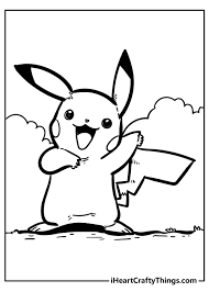 Contents 13 coloring page pokemon 54 pikachu and ash coloring pages 30 Powerful Pikachu Coloring Pages