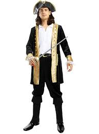 deluxe pirate costume for men