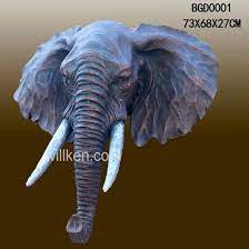 Resin 3d Elephant Wall Decor Animal