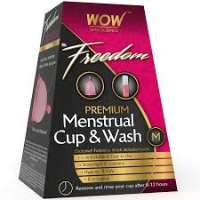 Wow Freedom Reusable Menstrual Cup And Wash Pre Childbirth Medium Under 30 Years