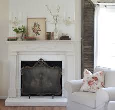 Turn A Frame Into A Fireplace Screen