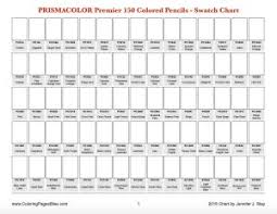 Clean Prismacolor Colored Pencils Color Chart Prismacolor 72