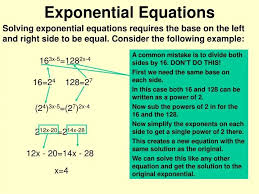 Ppt Exponential Equations Powerpoint