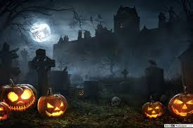 Halloween Night in Graveyard HD ...