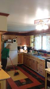 replace 1950's kitchen floor