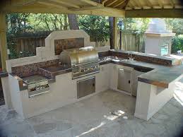 outdoor kitchen with simple designs