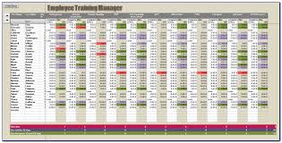 A training matrix has a variety of uses from supporting gap analysis between required and actual knowledge levels and also tracking competency levels. Employee Training Tracker Template Excel Free Vincegray2014