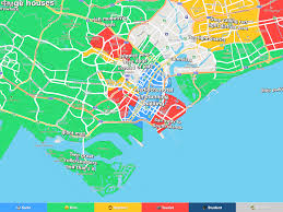 singapore neighborhood map