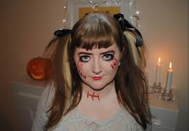 scary doll makeup