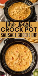 crock pot sausage cheese dip velveeta