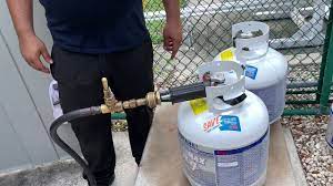 how to fill a lp or liquid propane tank