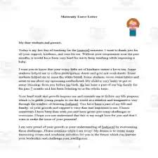 editable maternity leave letter by