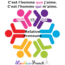 qui and que french relative ouns