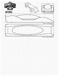 016 Pinewood Derby Car Template Templates Unforgettable