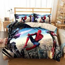 Spiderman Batman Quilt Duvet Cover
