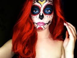 halloween mexican sugar skull makeup