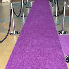 1 purple carpet runner event carpet