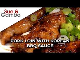 pork loin with korean bbq sauce recipe