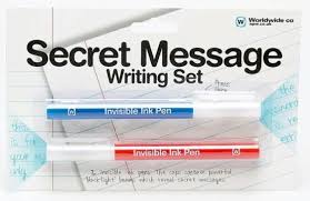 Secret Message Writing Set By Natural Products Ltd Barnes Noble