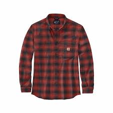 plaid midweight flannel shirt