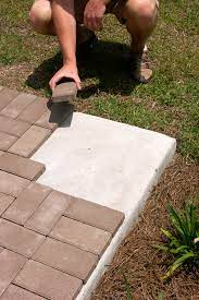 install 1 pavers over concrete