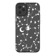 Shop iphone 12 phone cases for your new iphone 12, iphone 12 pro max, iphone 12 pro or iphone 12 mini. Lovecases Iphone 12 White Stars Moons Case Clear